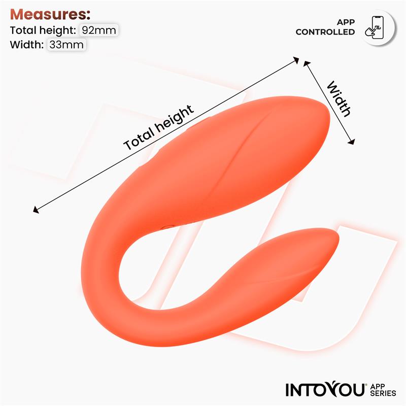 Couple Toy with App Flexible Silicone Salmon – Image 3