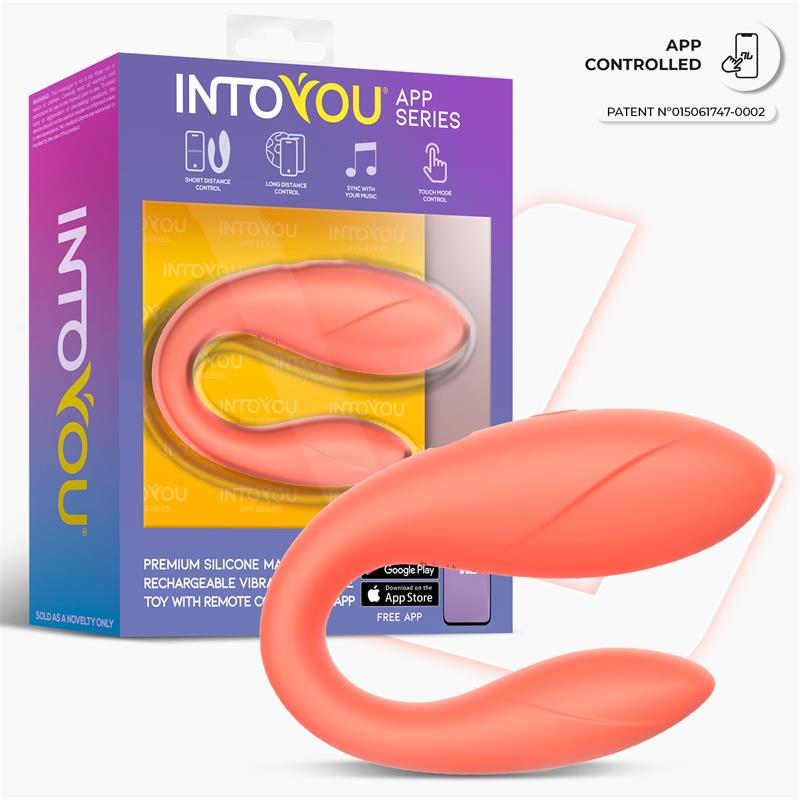Couple Toy with App Flexible Silicone Salmon – Image 10
