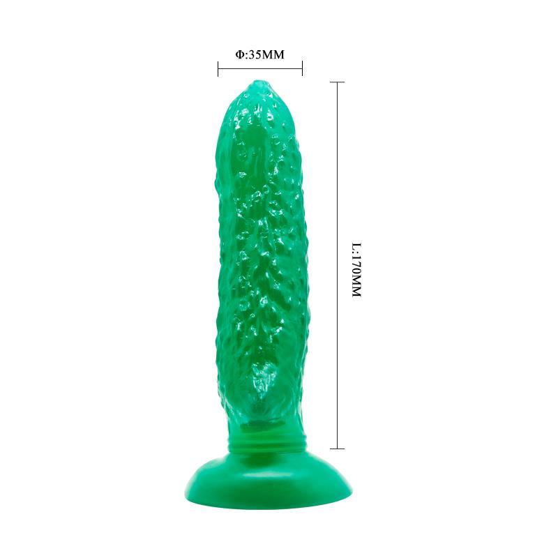 Cucumber Shaped Dildo – Image 6