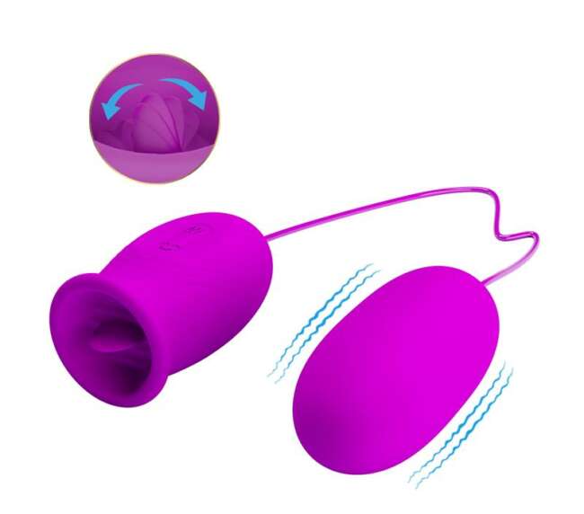 Daisy Vibrating Egg and Licking Stimulator