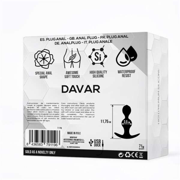 Davar Anal Plug Silicone – Image 3