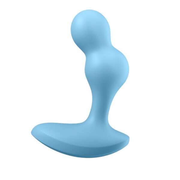 Deep Diver Buut Plug with Vibration Satisfyer Connect APP Blue – Image 8
