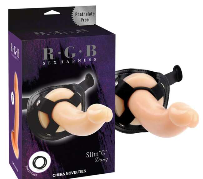 Dildo and Strap-On Slim G 19 cm Flesh