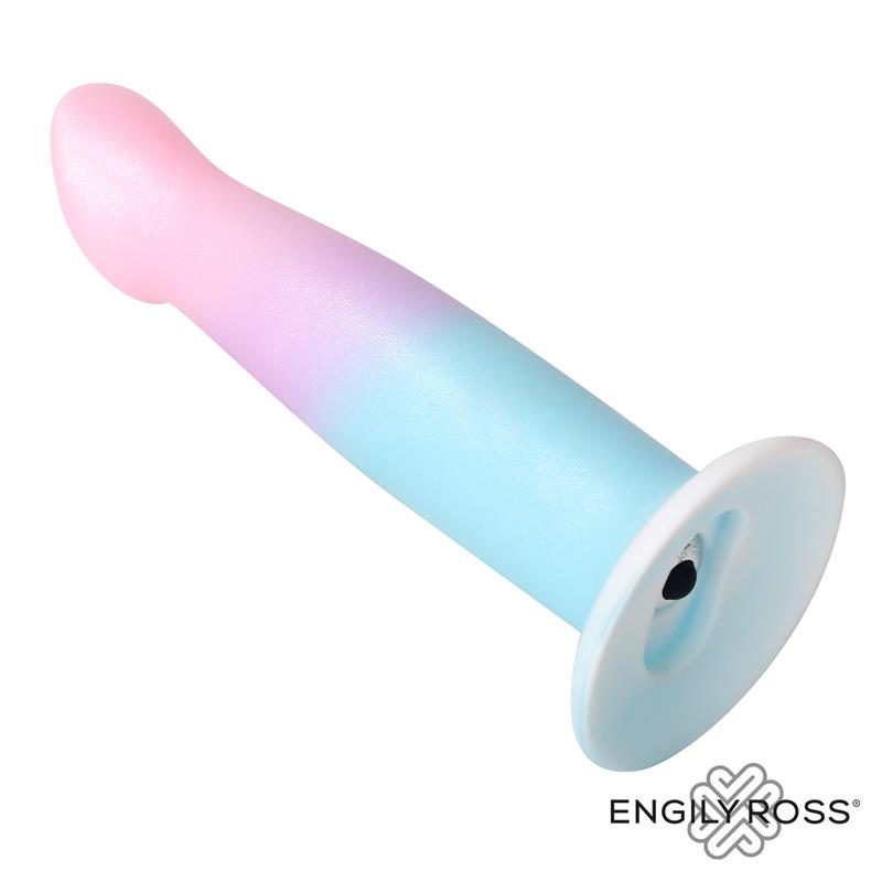 Dildo Dildo with Vibration and Suction Cup Gradient Colour 17 cm – Image 5