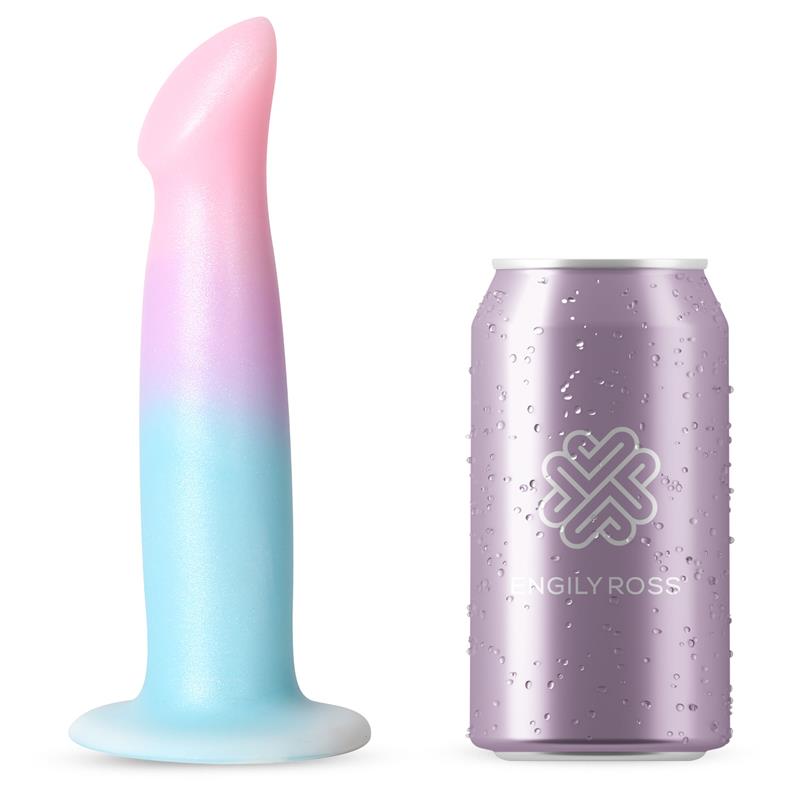 Dildo Dildo with Vibration and Suction Cup Gradient Colour 17 cm - Image 8