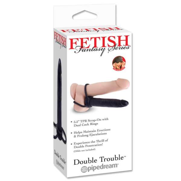 Dildo Double Trouble Black – Image 4