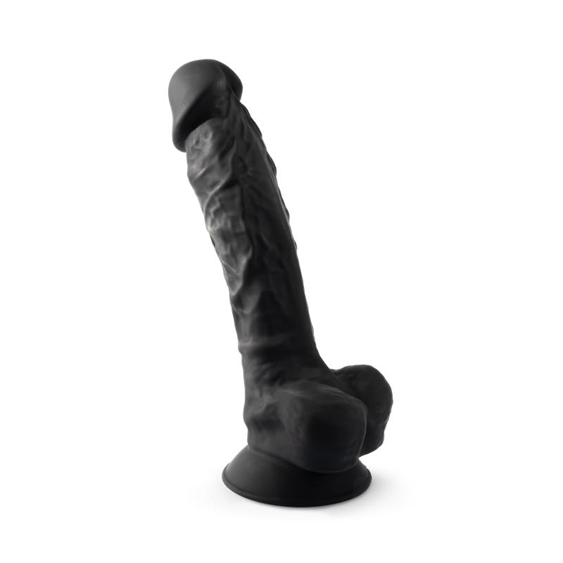Dildo Dual Density Mod. 1 - 8 Black - Imagen 3
