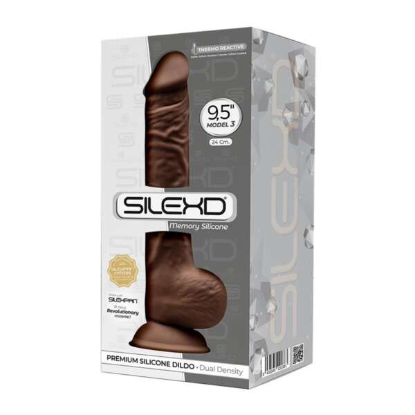 Dildo Dual Density Mod. 3 - 9.5 Brown – Image 3