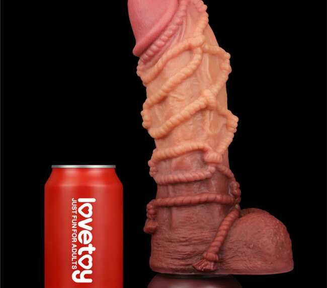 Dildo Dual Layer King Size Nature 10.5