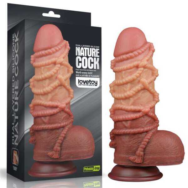 Dildo Dual Layer King Size Nature 9.5 – Image 8