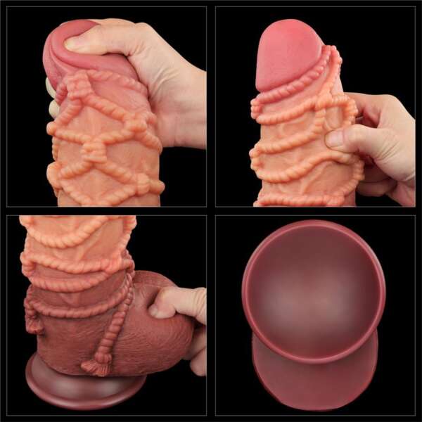 Dildo Dual Layer King Size Nature 9.5 – Image 9