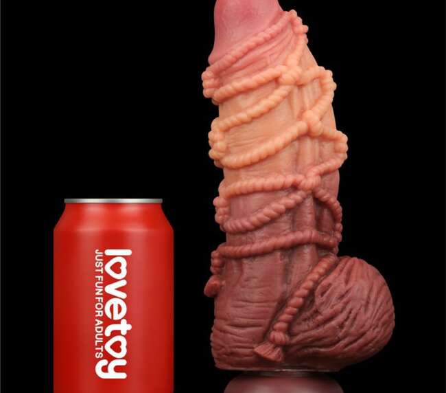 Dildo Dual Layer King Size Nature 9.5