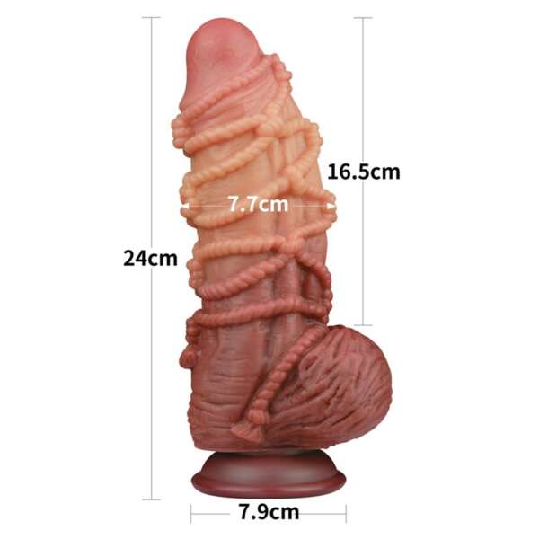 Dildo Dual Layer King Size Nature 9.5 – Image 4
