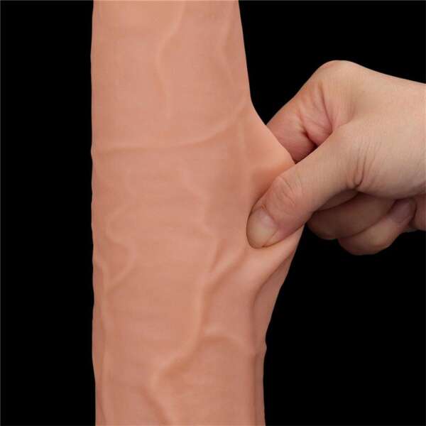 Dildo Dual Layer Sliding Skin 13.5 – Image 3