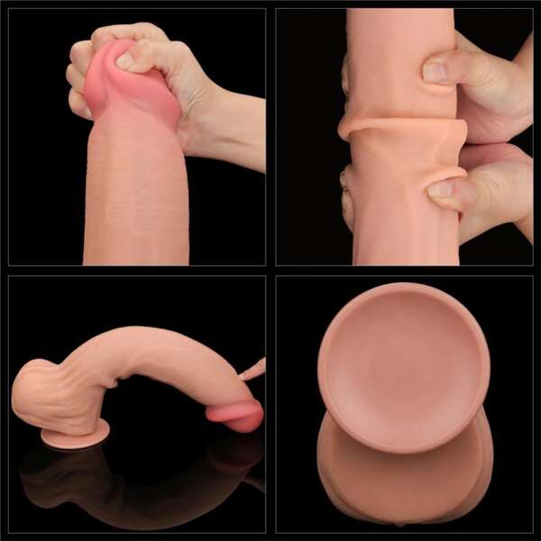 Dildo Dual Layer Sliding Skin 14 – Image 3