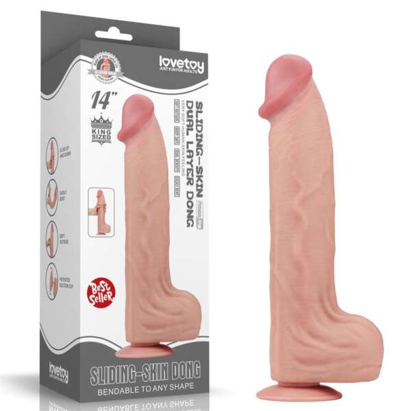 Dildo Dual Layer Sliding Skin 14 – Image 10