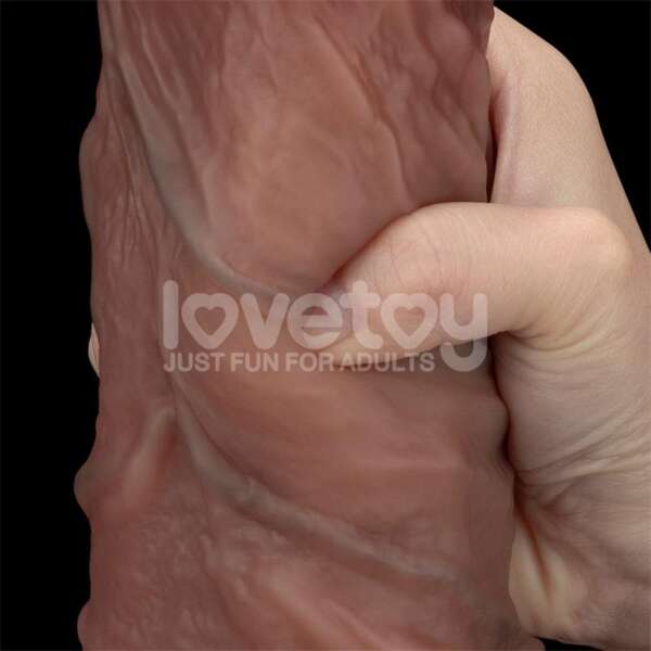 Dildo Dual Layered XXL 10.5 Black – Image 15