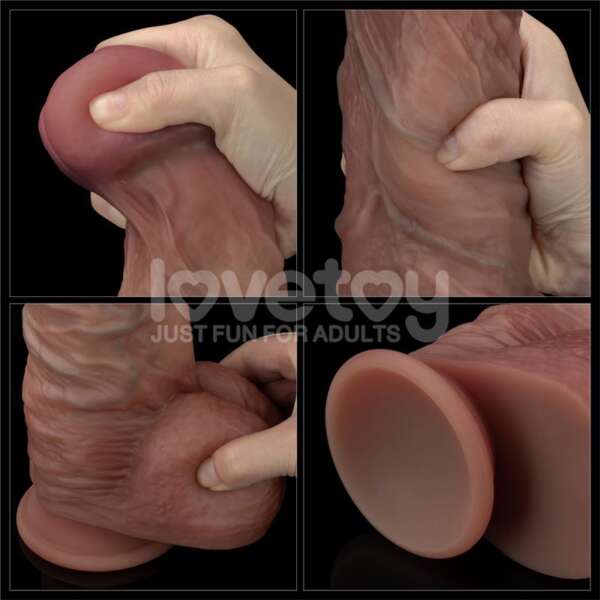 Dildo Dual Layered XXL 10.5 Black – Image 16