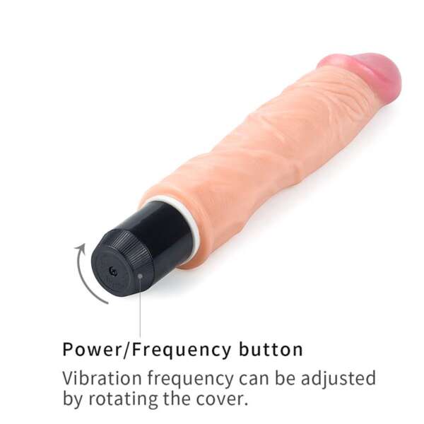 Dildo Flexi 9.5 with Vibration Flesh – Image 3