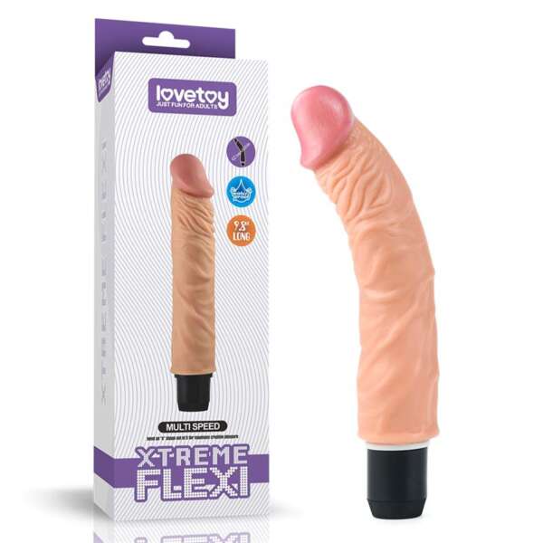 Dildo Flexi 9.5 with Vibration Flesh – Image 6