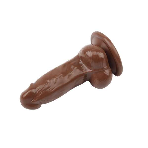 Dildo Jumbo Jack 6 Vibrating Dildo-Brown – Image 8