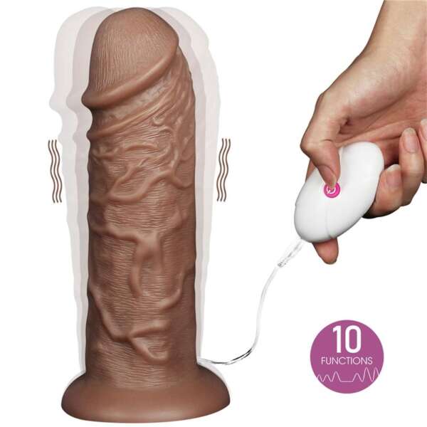 Dildo King 10.5 with Vibration Chubby Brown – Image 4