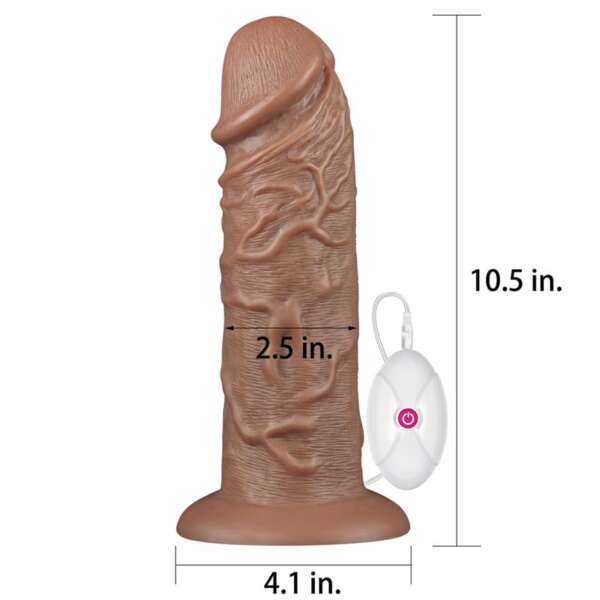 Dildo King 10.5 with Vibration Chubby Brown – Image 9