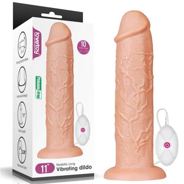 Dildo King 11 with Vibration Flesh – Image 3