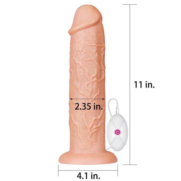 Dildo King 11 with Vibration Flesh – Image 4