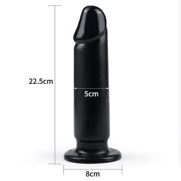 Dildo King Sized 9.25 Black – Image 9