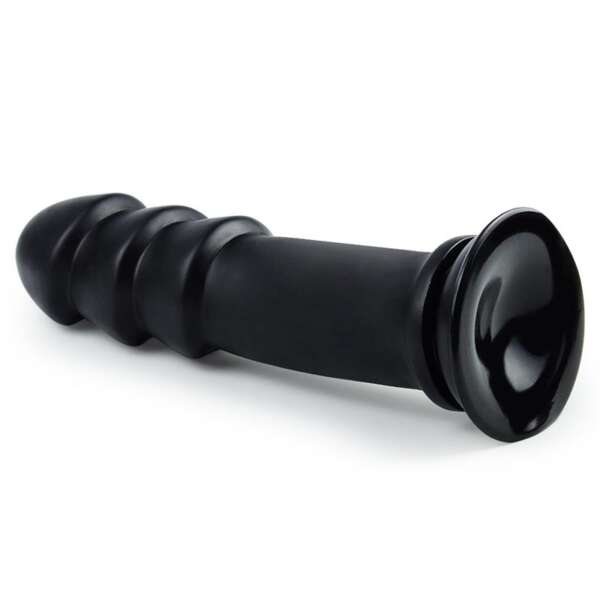 Dildo King Sized Anal Ripples 11.25 Black – Image 9