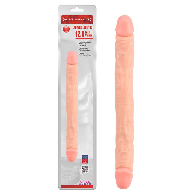 Dildo Ladybro Love N3 32.5 x 3.5 cm Flesh – Image 4