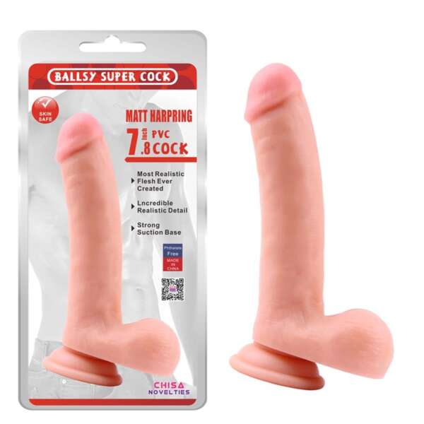 Dildo Matt Harpring 20 x 4 cm Flesh – Image 4