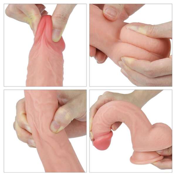 Dildo Nature 8 Liquid Silicone Flesh – Image 7