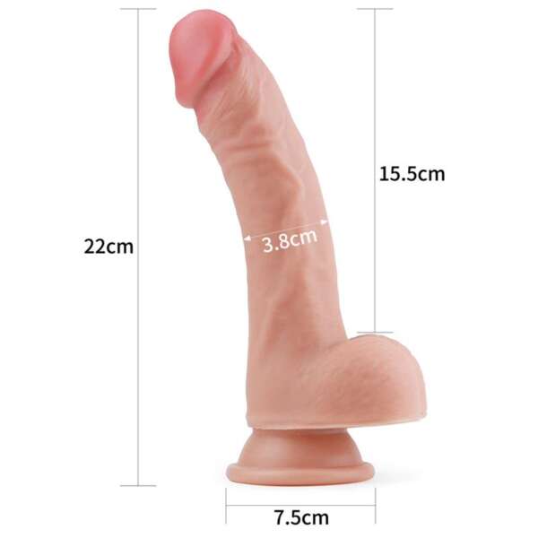 Dildo Nature 8 Liquid Silicone Flesh – Image 9