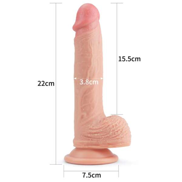 Dildo Nature 8.5 Liquid Silicone Flesh – Image 6