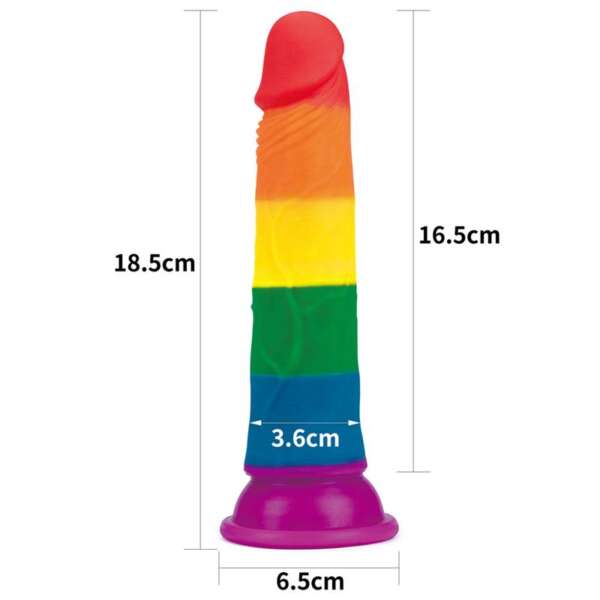 Dildo Prider 7 Liquid Silicone LGBT – Image 9