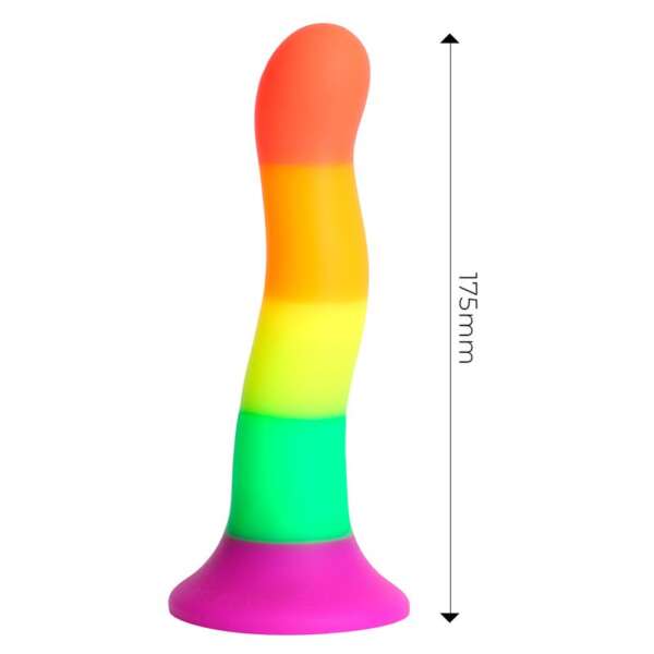 Dildo Rainbow Color LGBT 18 cm – Image 7