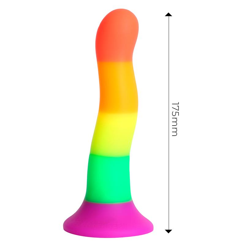 Dildo Rainbow Color LGBT 18 cm – Image 7