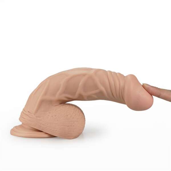 Dildo Real Extreme Dildo with Vibration 9 Flesh – Image 6
