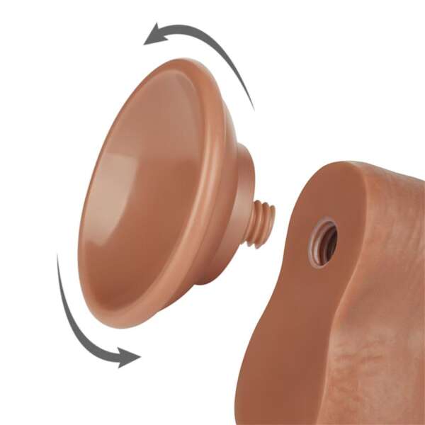 Dildo Sliding Skin 8 Brown – Image 6