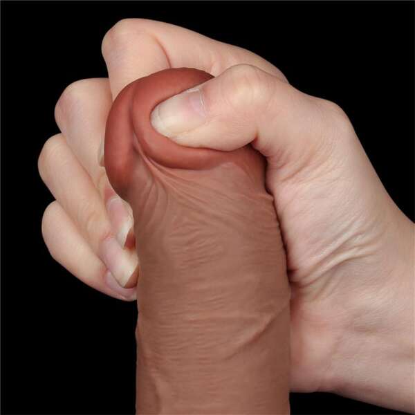 Dildo Sliding Skin 8 Brown – Image 11