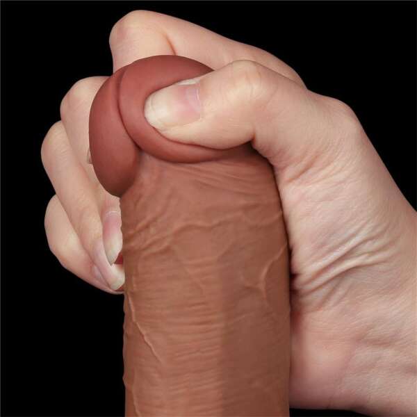 Dildo Sliding Skin 8 Brown – Image 9
