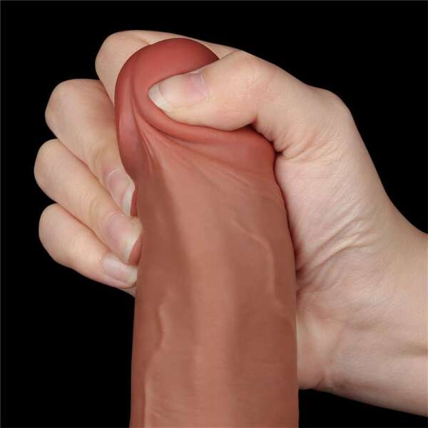 Dildo Sliding Skin 8.5 Brown – Image 8