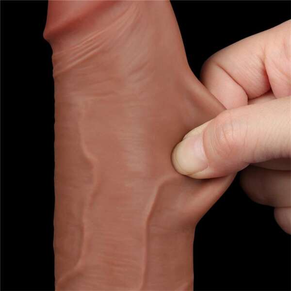 Dildo Sliding Skin 8.5 Brown – Image 11