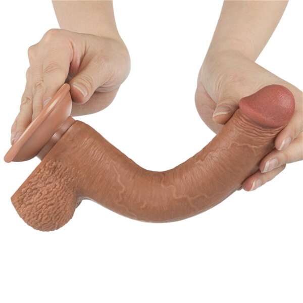 Dildo Sliding Skin 9 Brown – Image 12