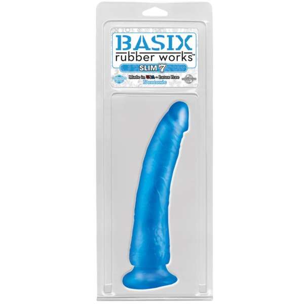 Dildo Slim 17,78 cm Blue – Image 3