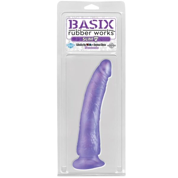 Dildo Slim 17,78 cm Purple – Image 3