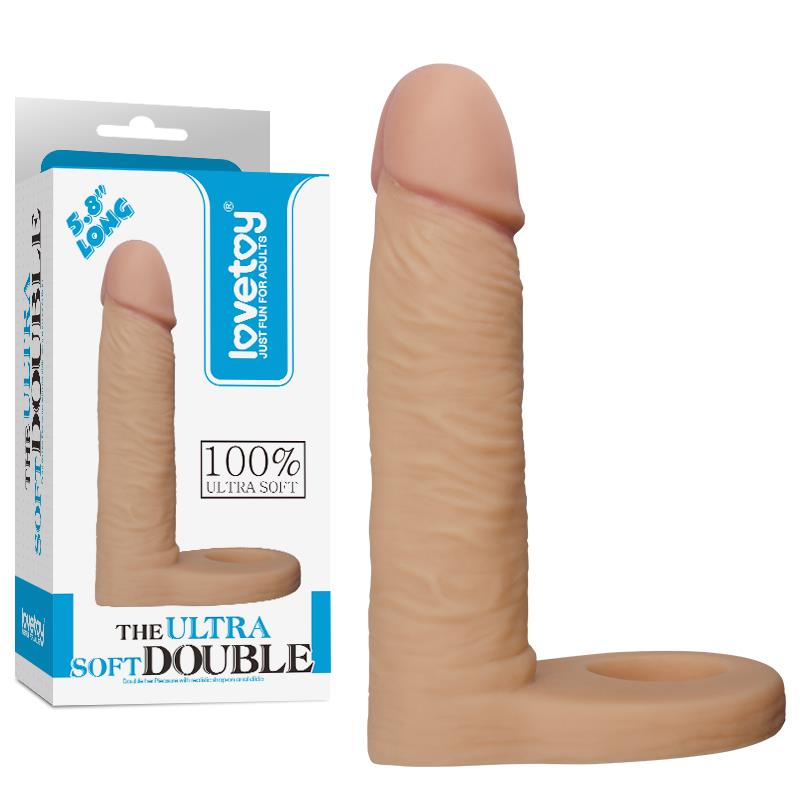 Dildo The Ultra Soft Double 5.8 Flesh – Image 5