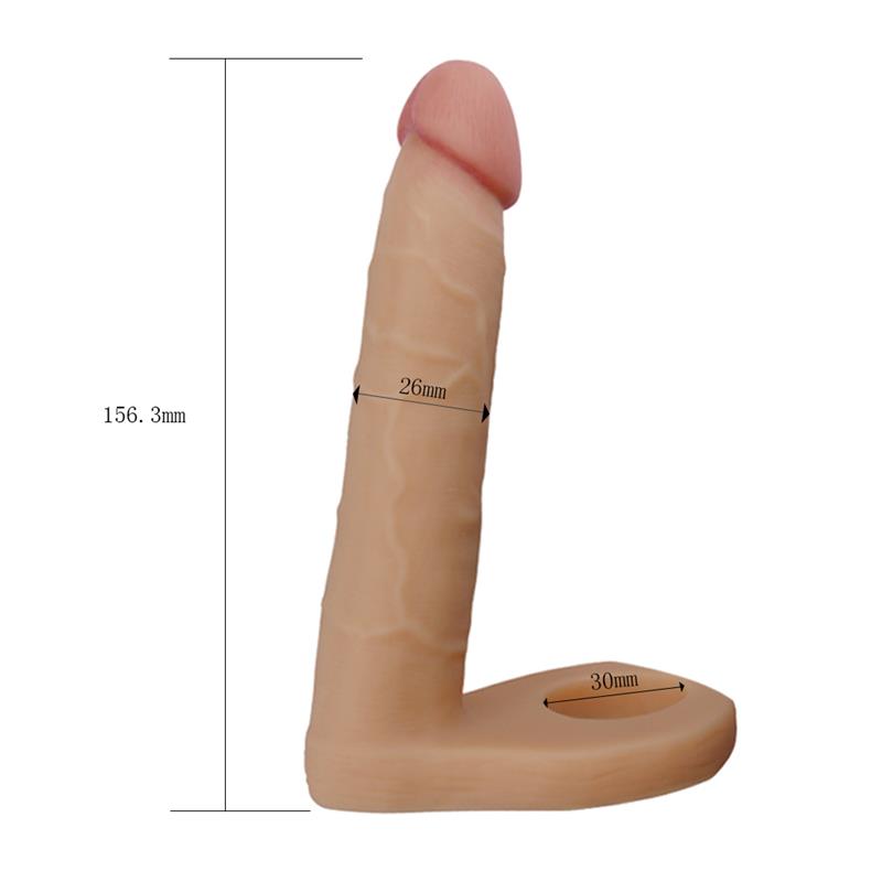 Dildo The Ultra Soft Double 6.25 Flesh – Image 3
